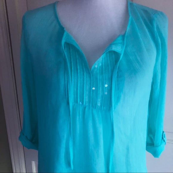SOLD | Express | Sheer Top - Picture 2 of 4